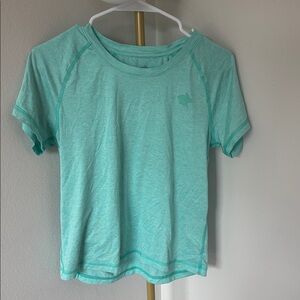 Rabbit Running Apparel EZ Tee Cropped Teal Size Small